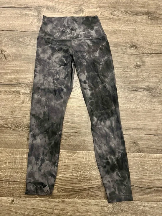 lululemon athletica Women’s Grey and black Tie-Dye High-Rise Leggings - Picture 2 of 4